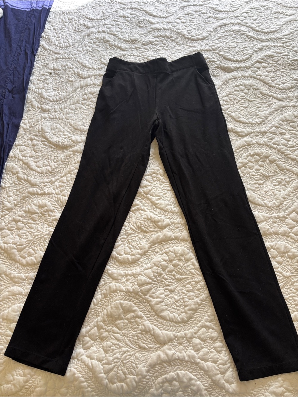 Max Edition Black Women's Straight-Leg Pants